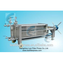 Leo Filter SS Plate and Frame Membrane Filtration Filter Press